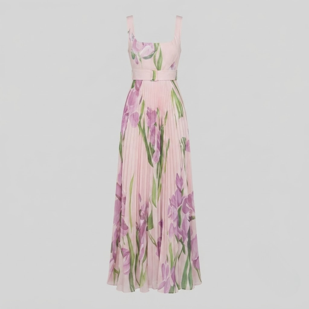 BARBARA | Maxi dress with floral print