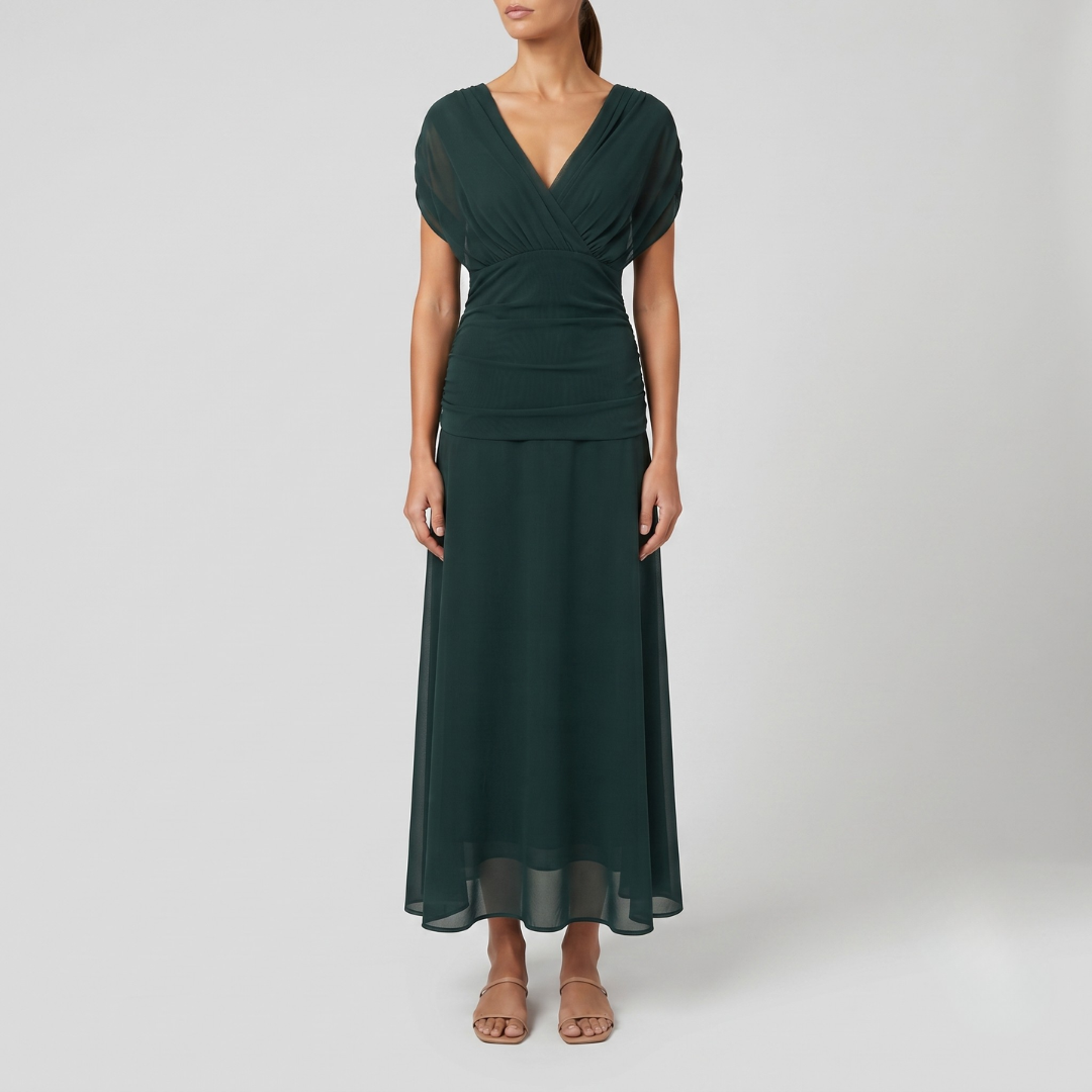 EMELIA | Maxi dress with V-neck