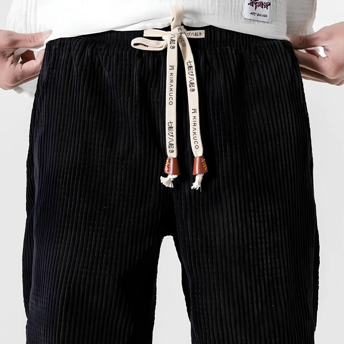 EVE | Trousers with soft-touch finish