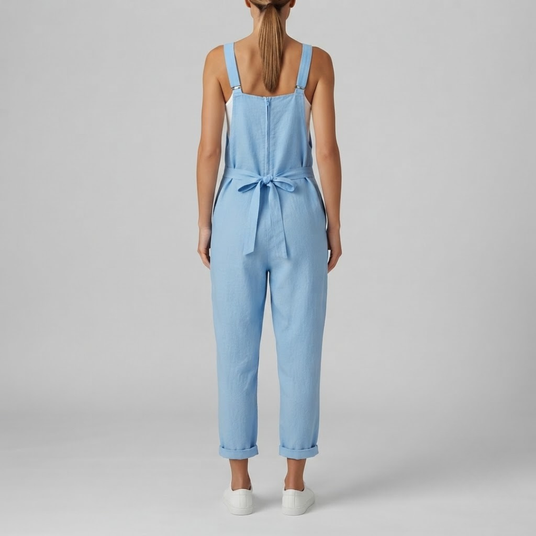 AVA | Printed jumpsuit with adjustable straps
