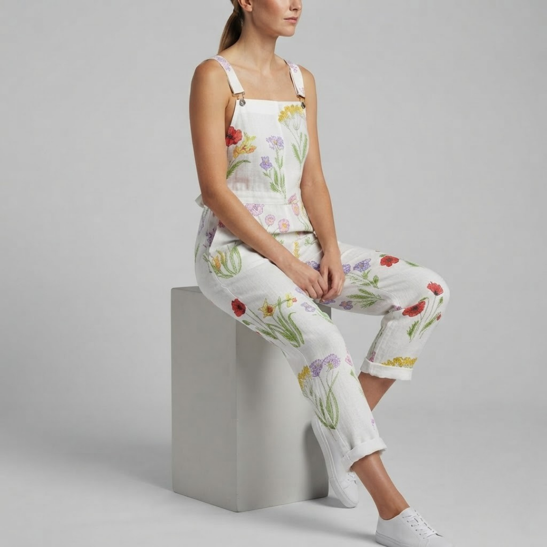 WILLOW | Floral jumpsuit with adjustable straps