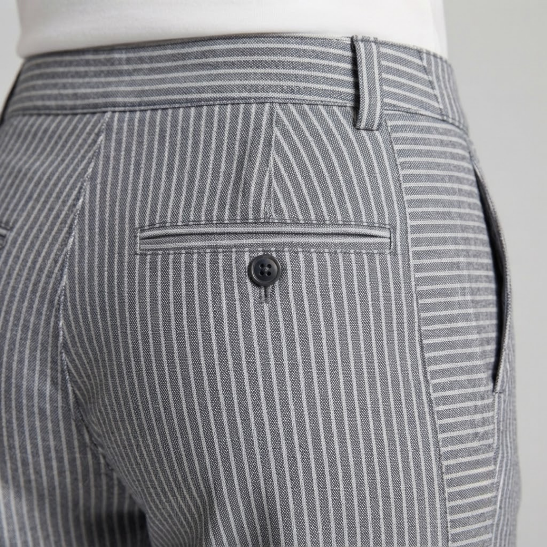 DAHLIA | Relaxed fit trousers with stripe pattern