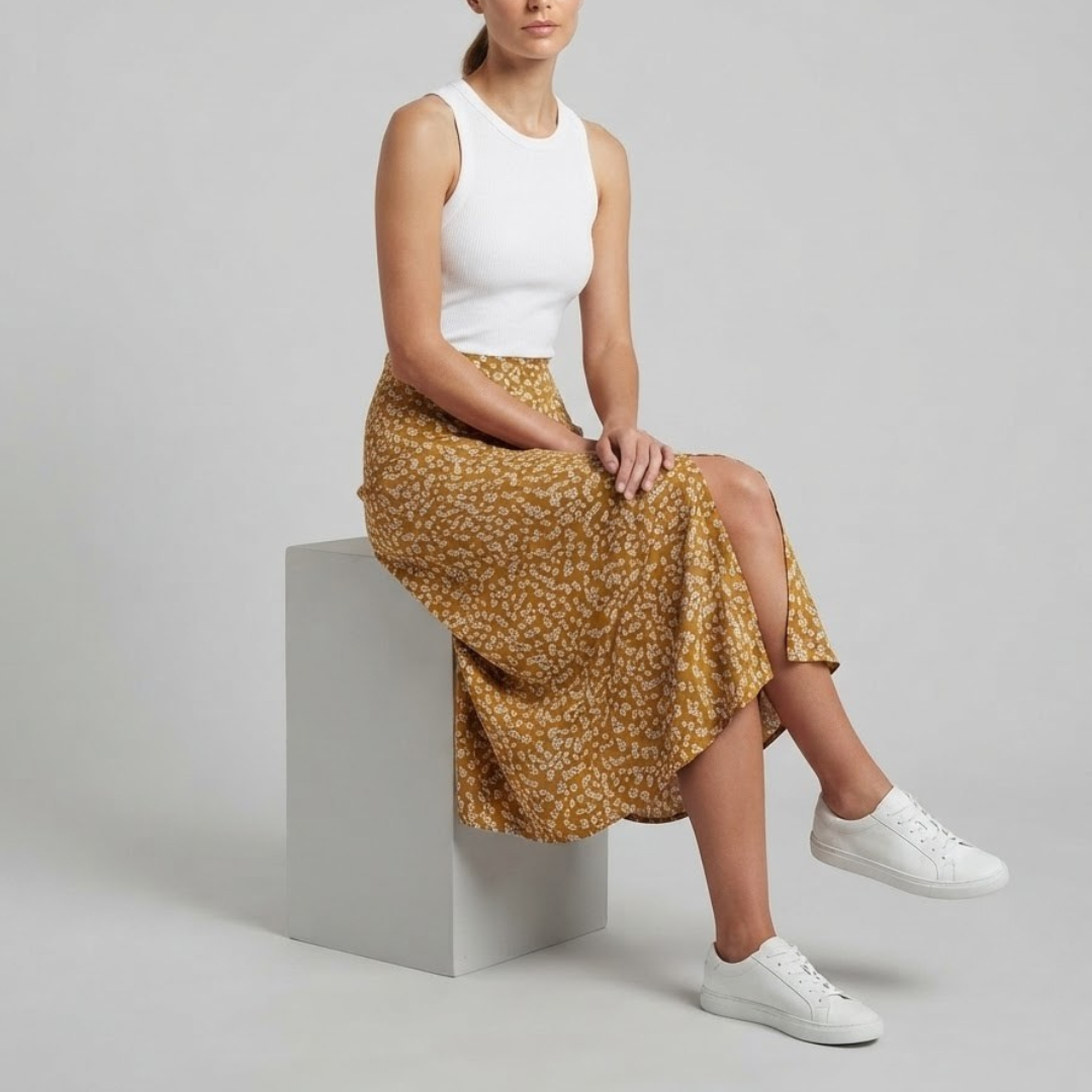 ESME | A-line skirt with floral print
