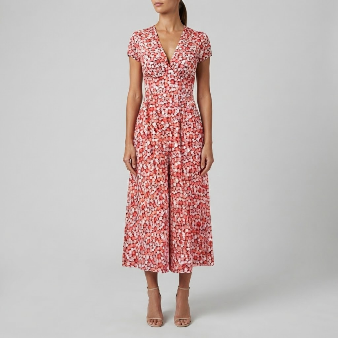 FAITH | Midi dress with tummy control