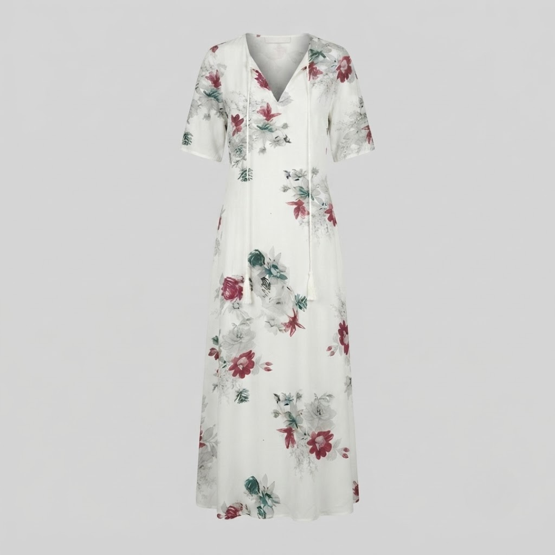 NAYA | Midi dress with geometric print
