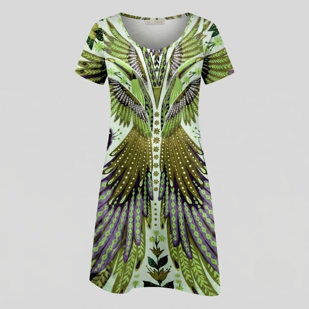 REESE | Summer dress with ethnic print
