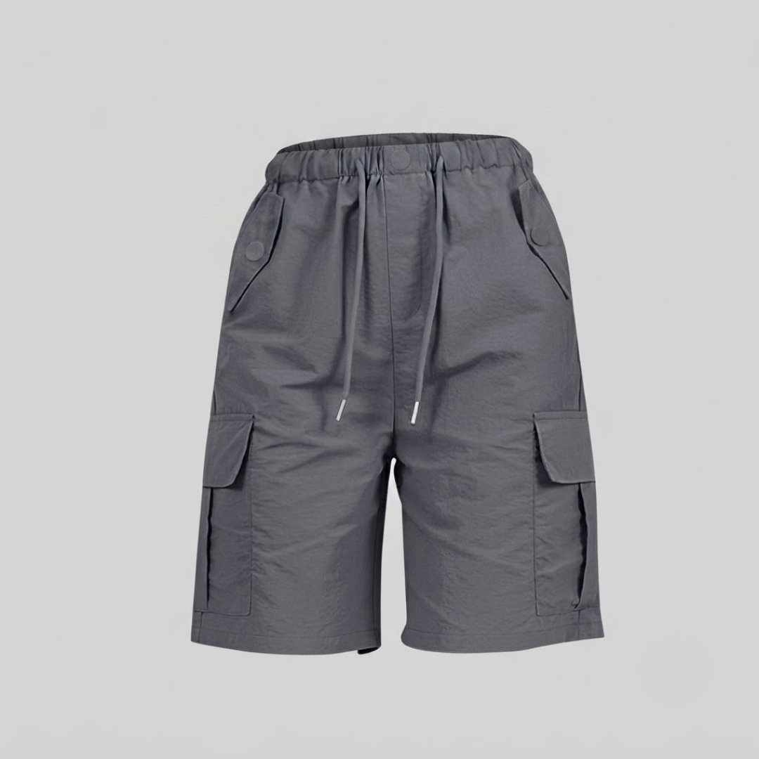 LEANNA | Cargo shorts with stretch waistband