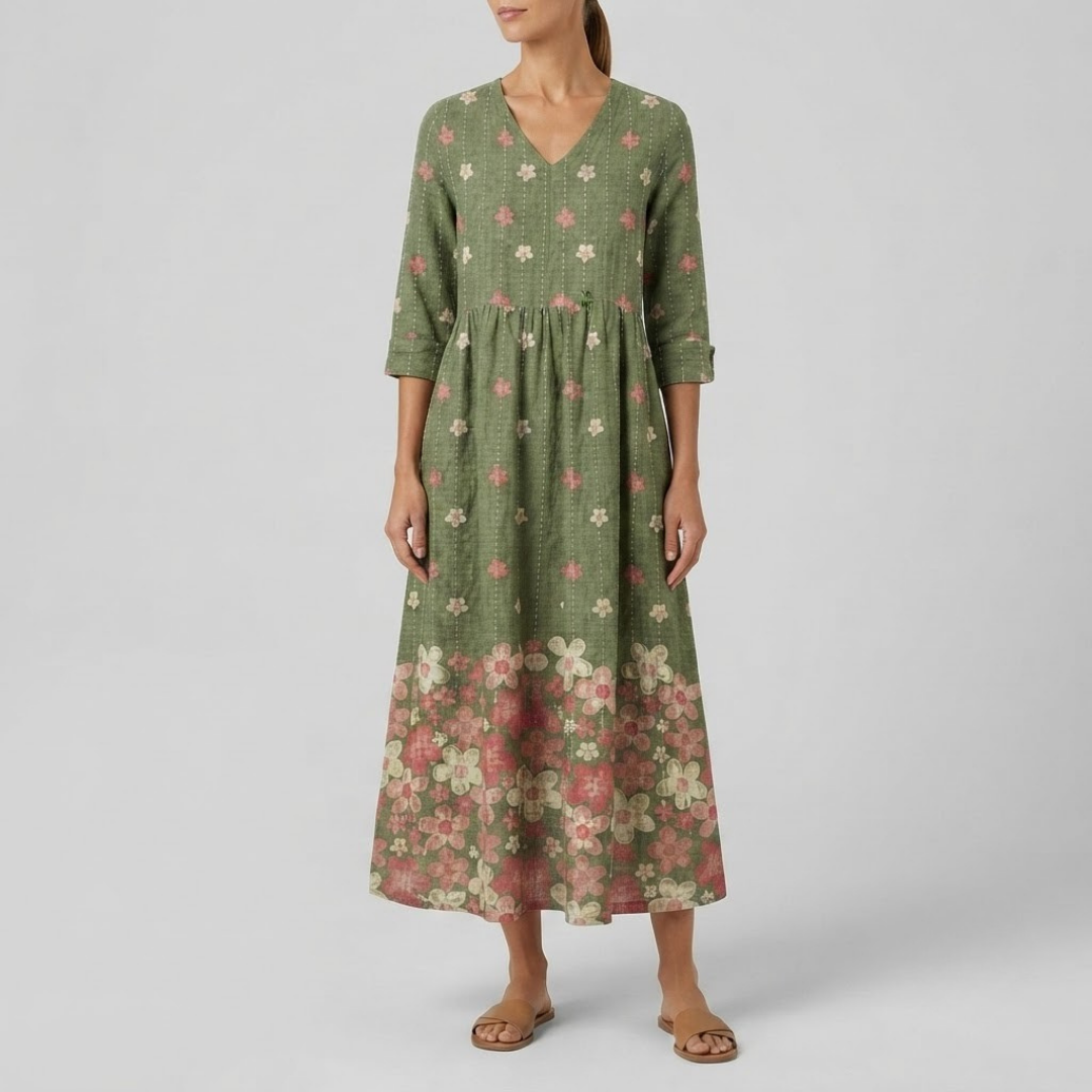 EMERY | Maxi dress with floral print