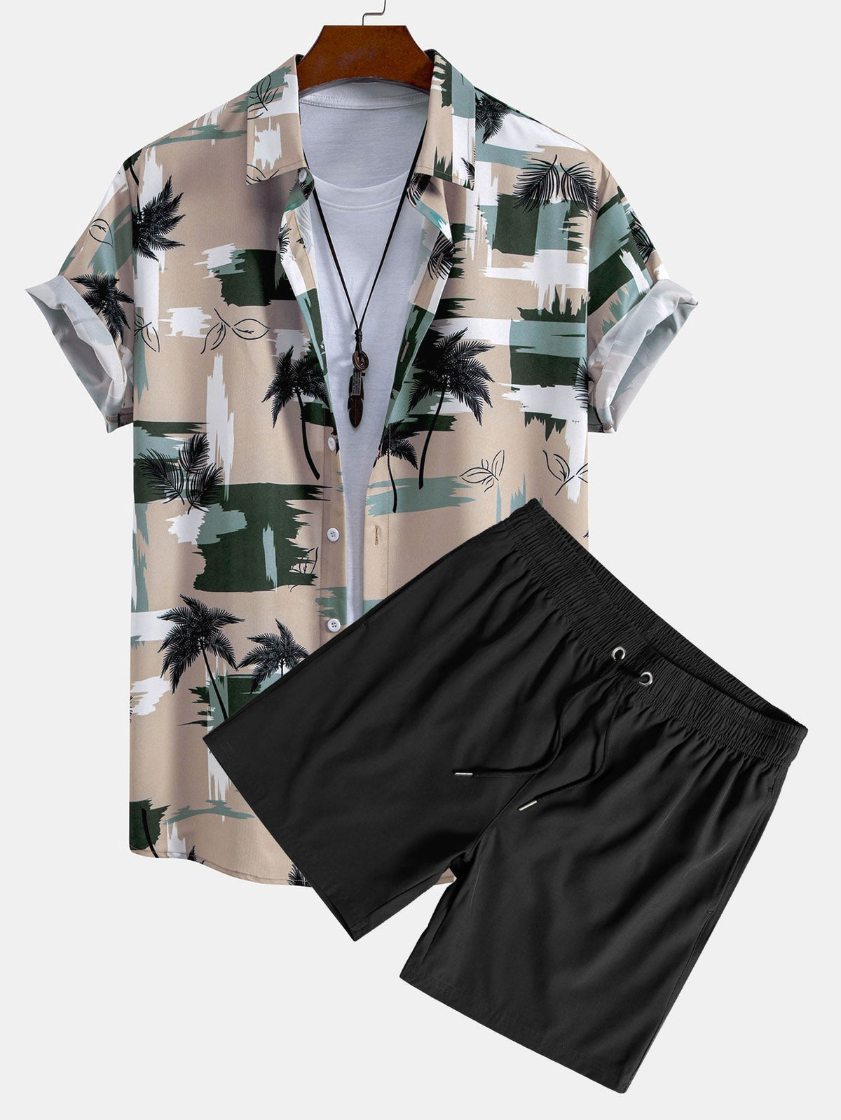 OLIVIA | Set with colourblock shorts