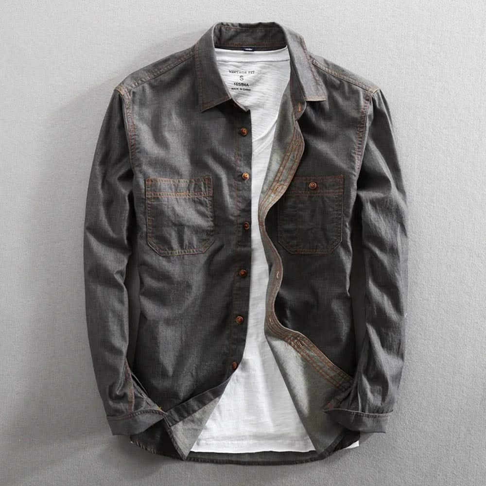ARTHUR | Classic shirt with chest pockets