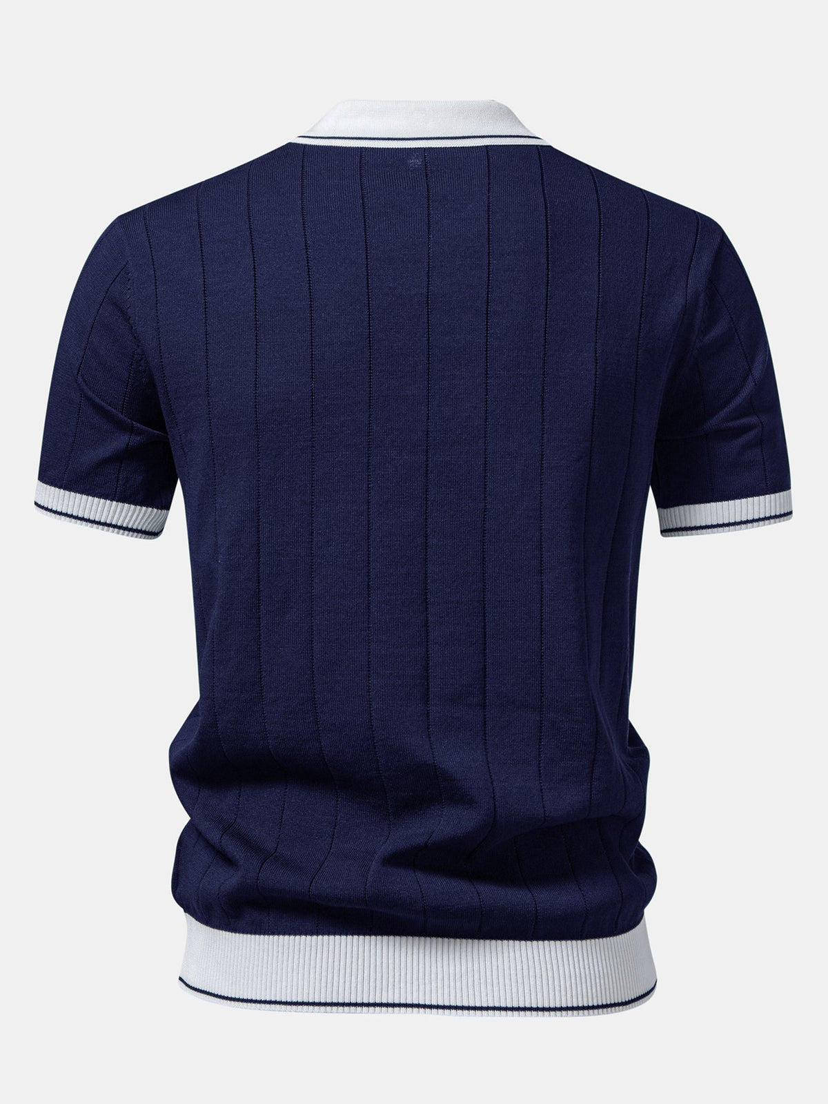 MIA | Set with ribbed polo and tapered trousers