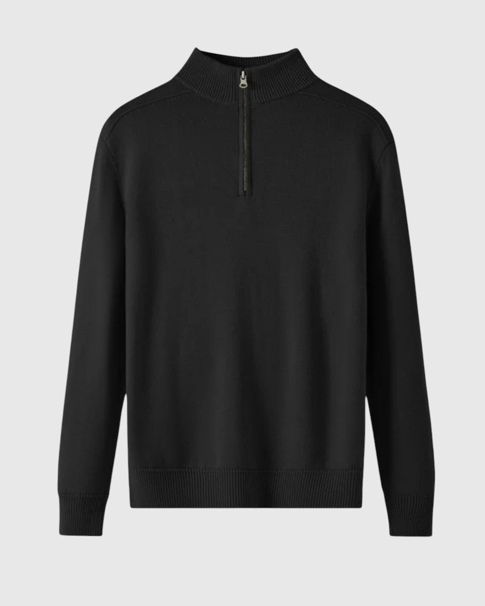 LEO | Zip-neck sweater with tailored fit