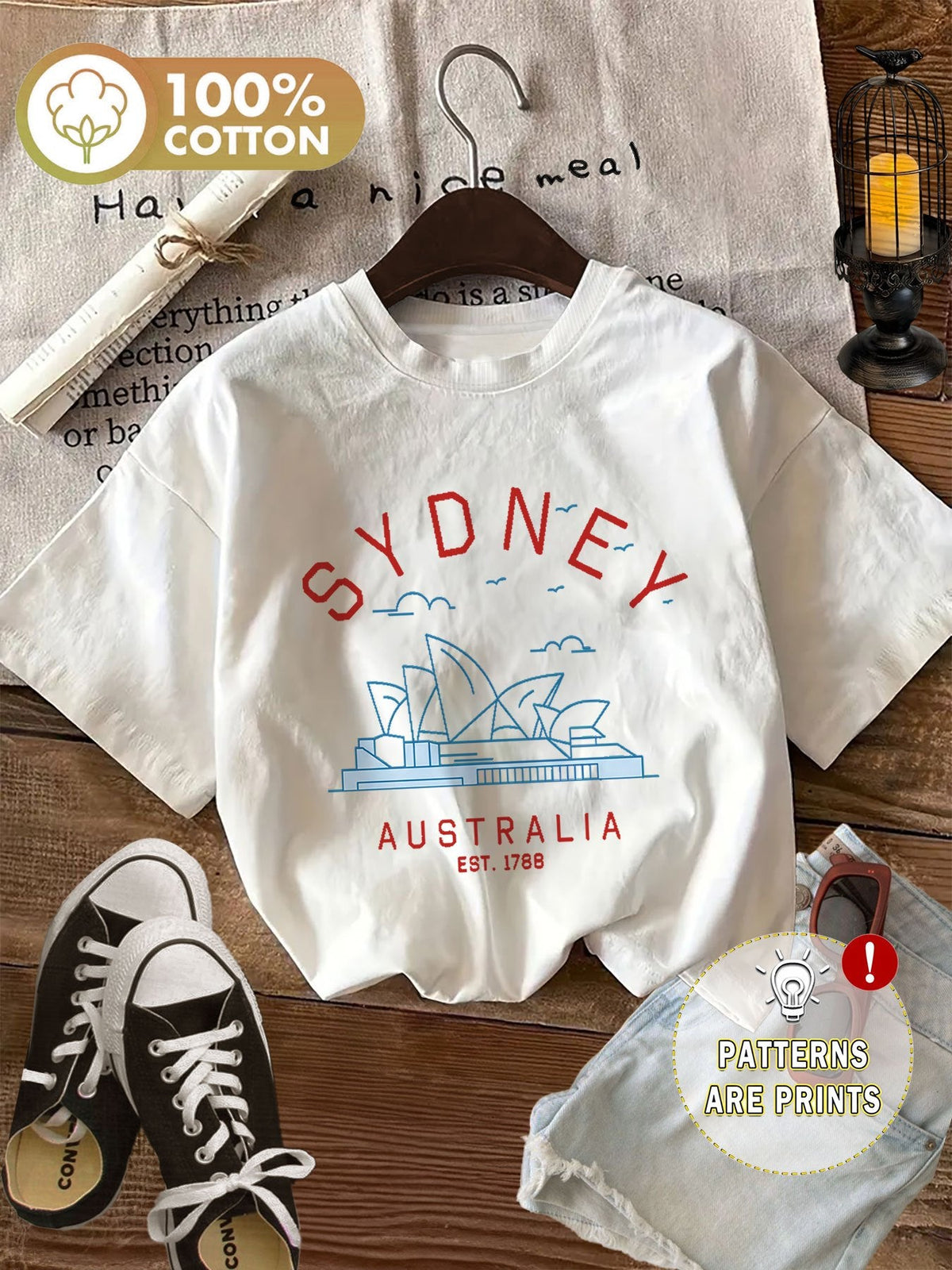 OLIVIA | Graphic tee with city print