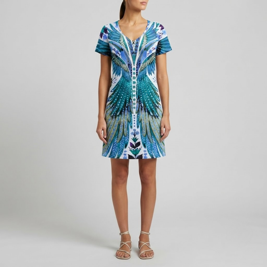 REESE | Summer dress with ethnic print