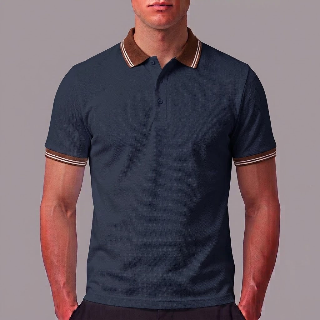 MASON | Polo shirt with contrast piping