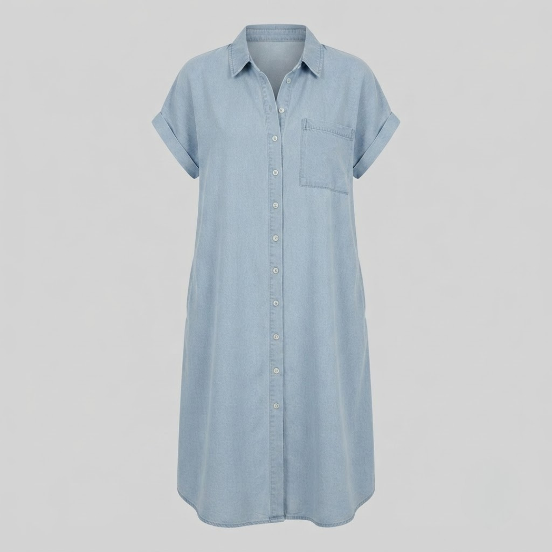 ESME | Midi shirt dress with relaxed fit