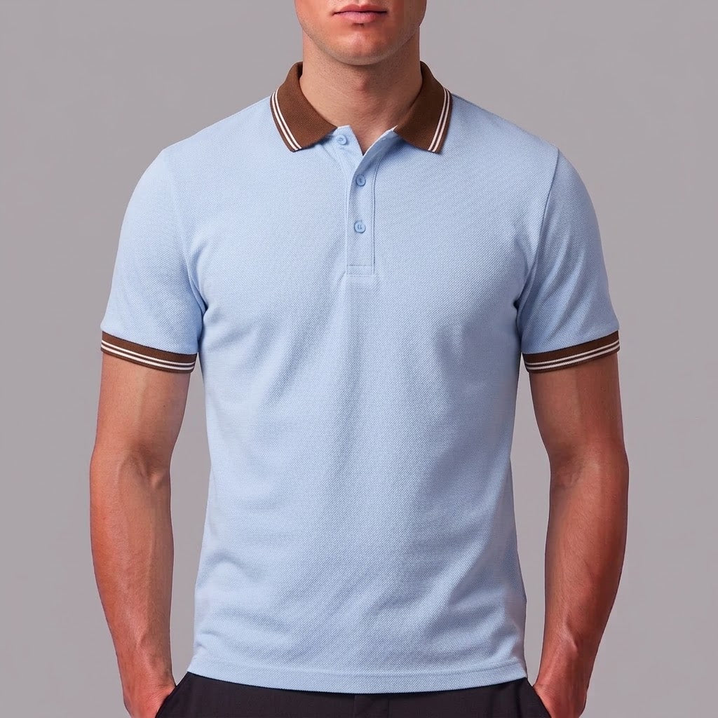 MASON | Polo shirt with contrast piping
