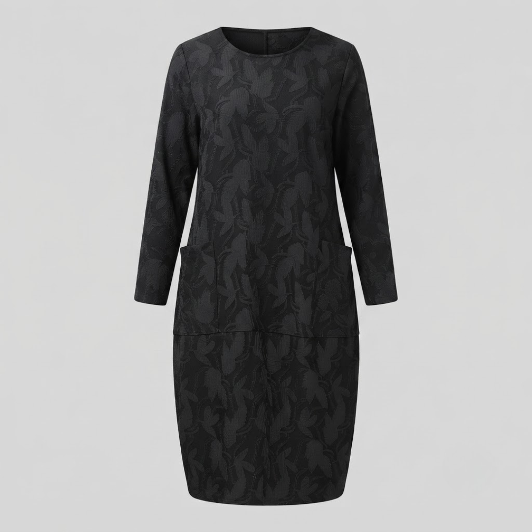 FRITZI | Midi dress with round neck