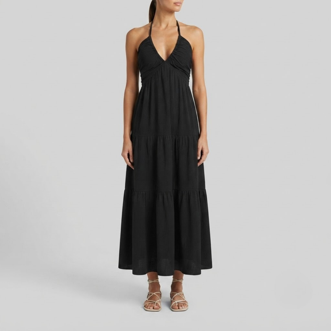 JOURNEY | Maxi dress with halter neckline