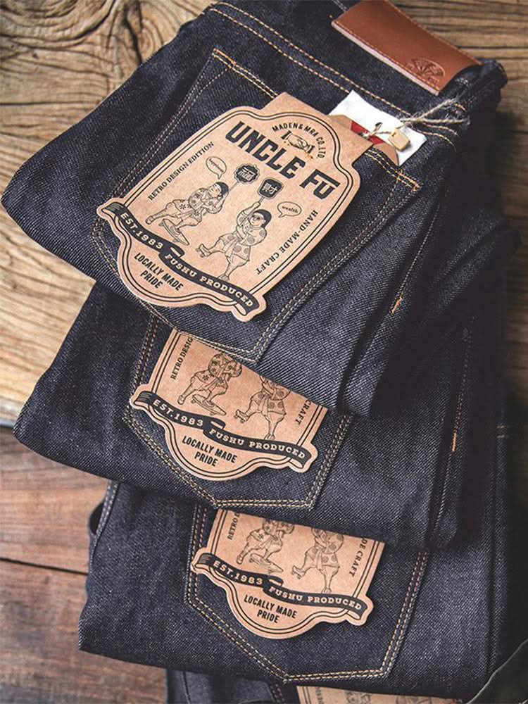 THEO | Straight-leg jeans with raw finish