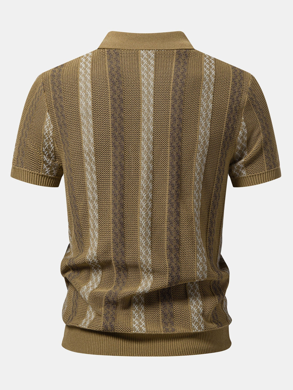 FELIX | Set with striped knit polo