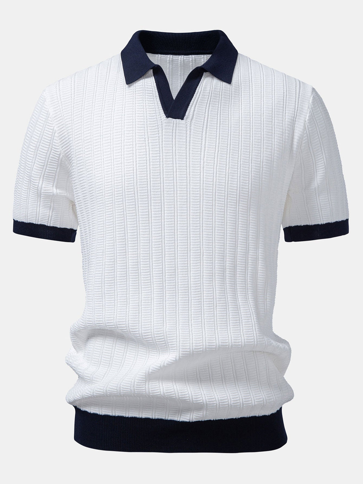 MILES | Polo shirt with Johnny collar