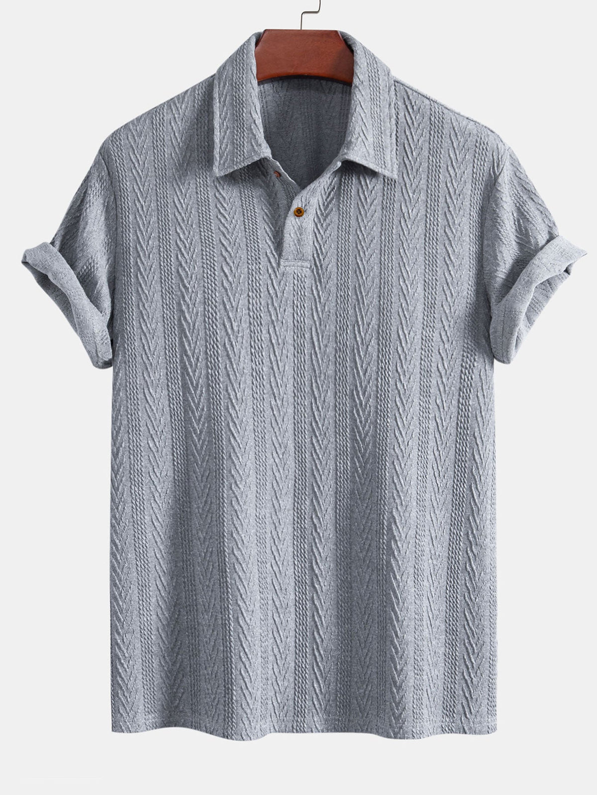 OLIVER | Polo shirt with random print
