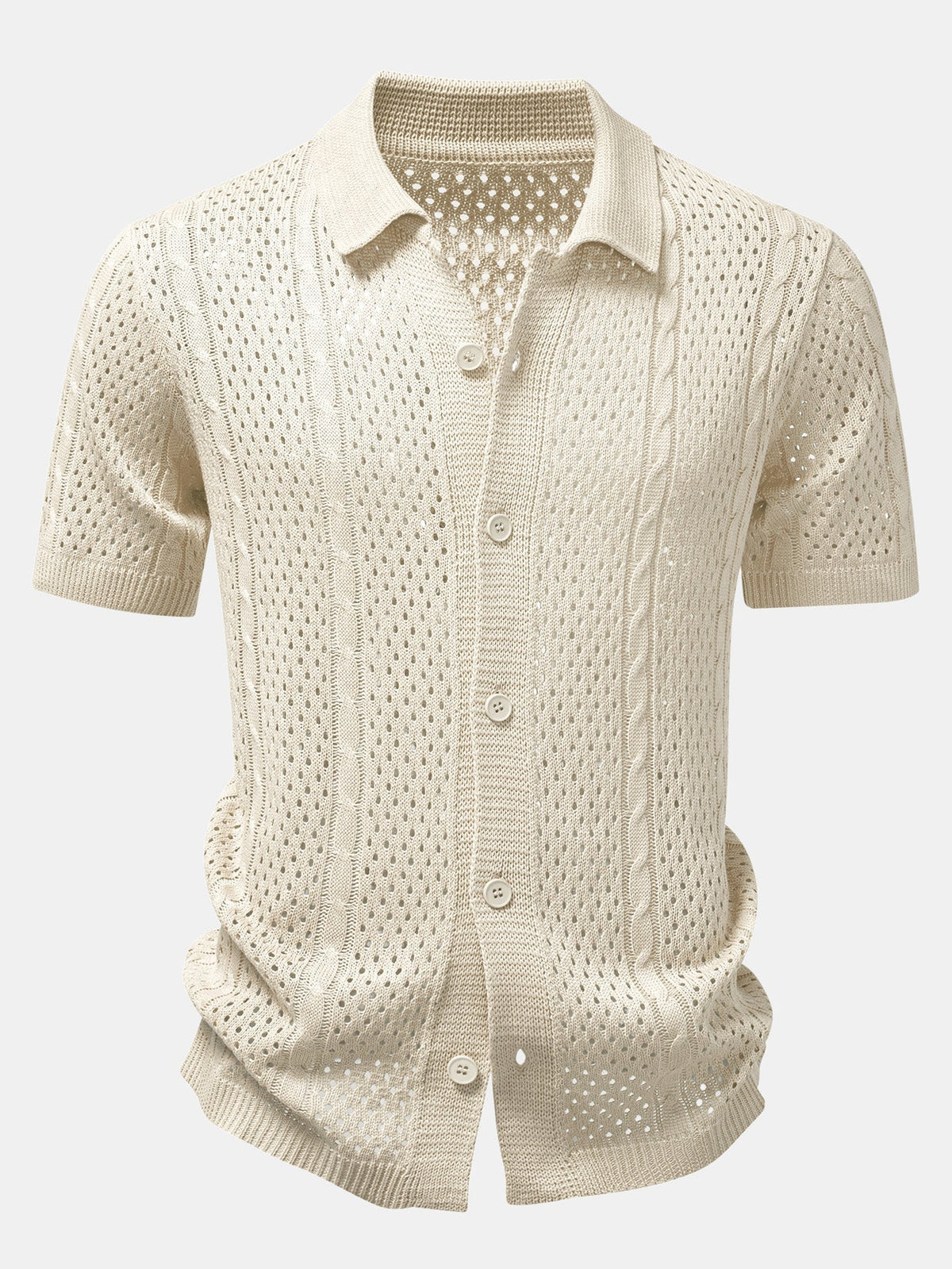 EDWARD | Open-knit shirt with relaxed fit