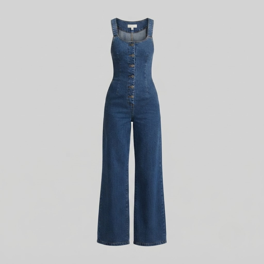 HARPER | Jumpsuit with square neckline
