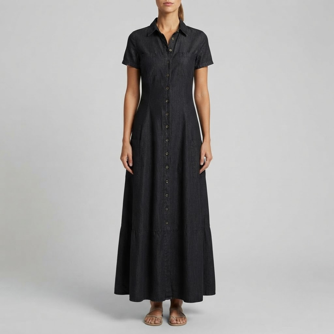 JEMIMA | Maxi dress with front buttons