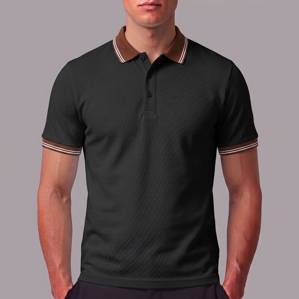 MASON | Polo shirt with contrast piping