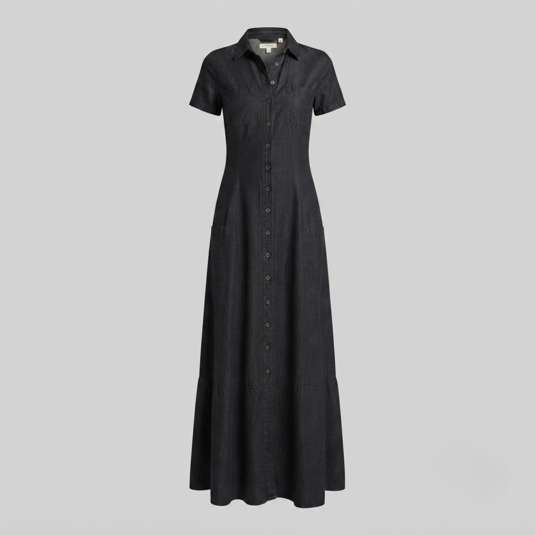 JEMIMA | Maxi dress with front buttons