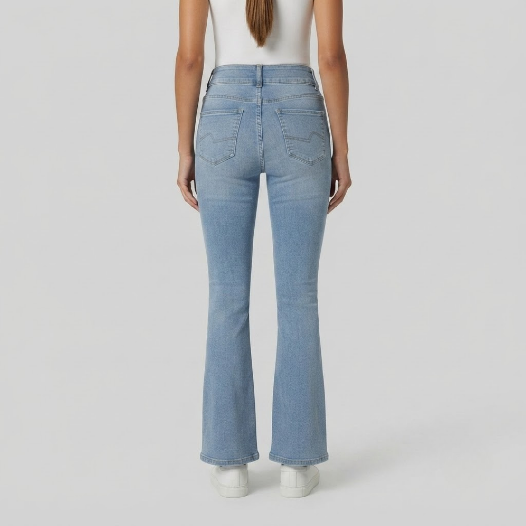 GRACE | High-waisted flare jeans with stretch