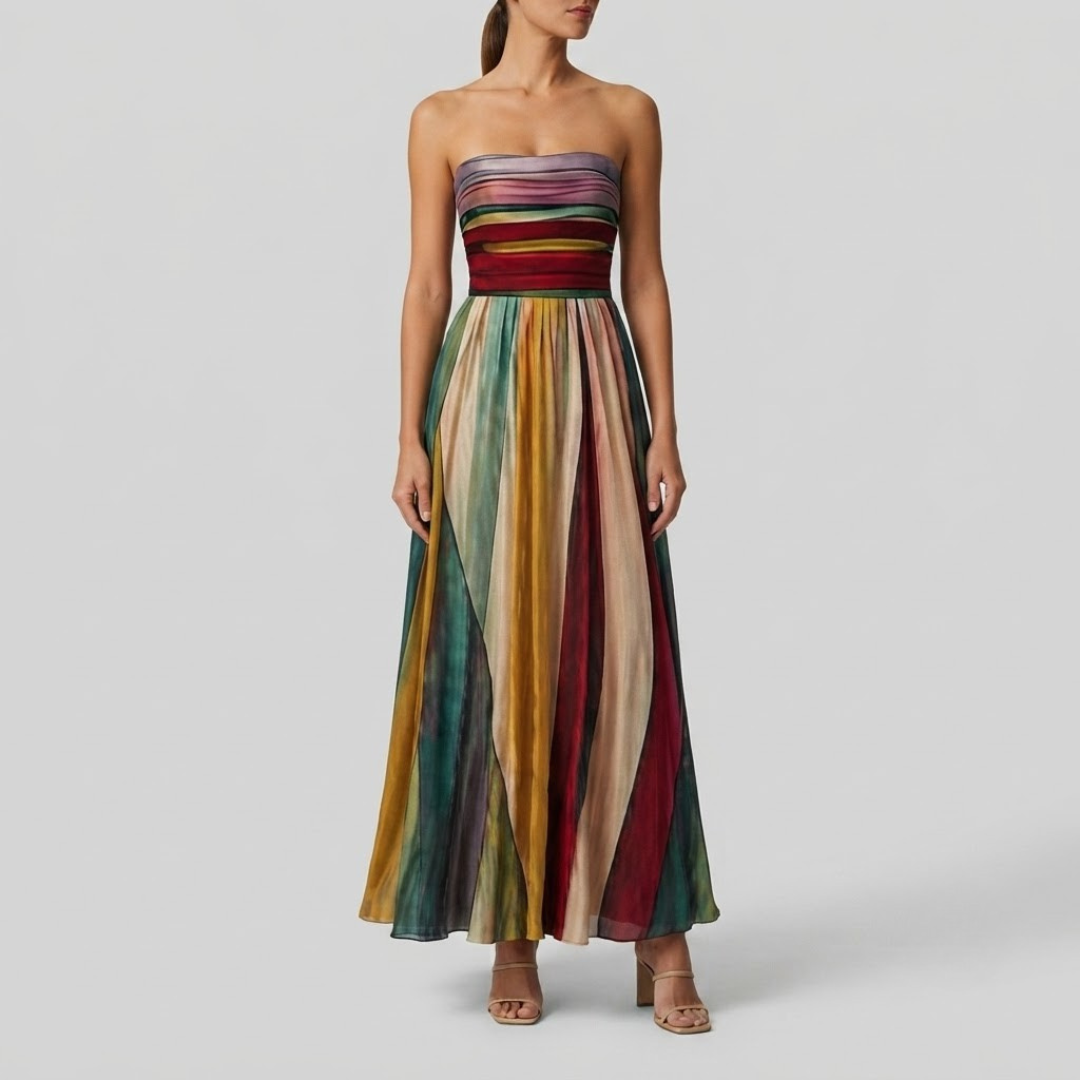 THALIA | Strapless A-line dress