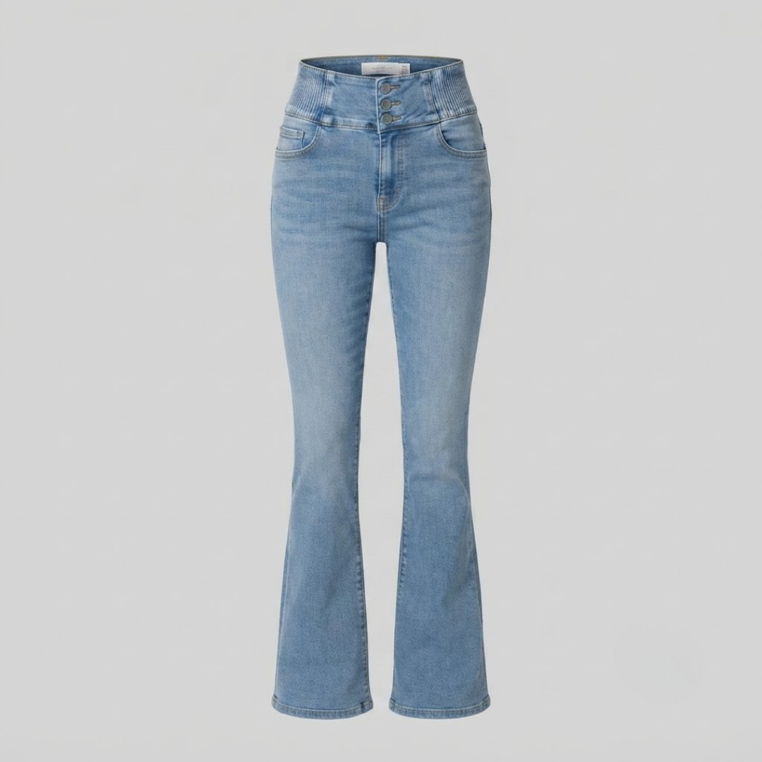 GRACE | High-waisted flare jeans with stretch