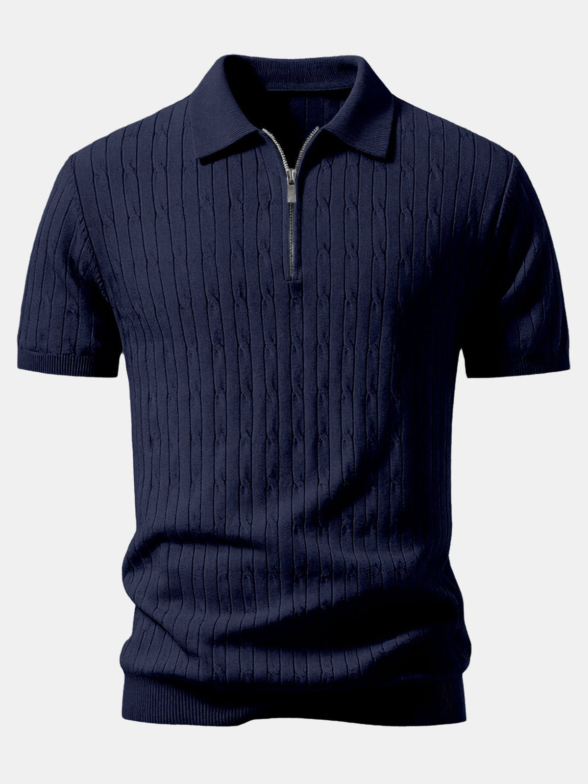 ALFIE | Polo with zip collar