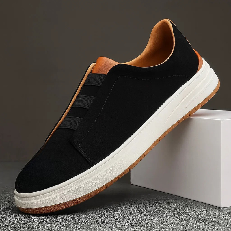 MAXWELL | Sneakers with smooth suede finish