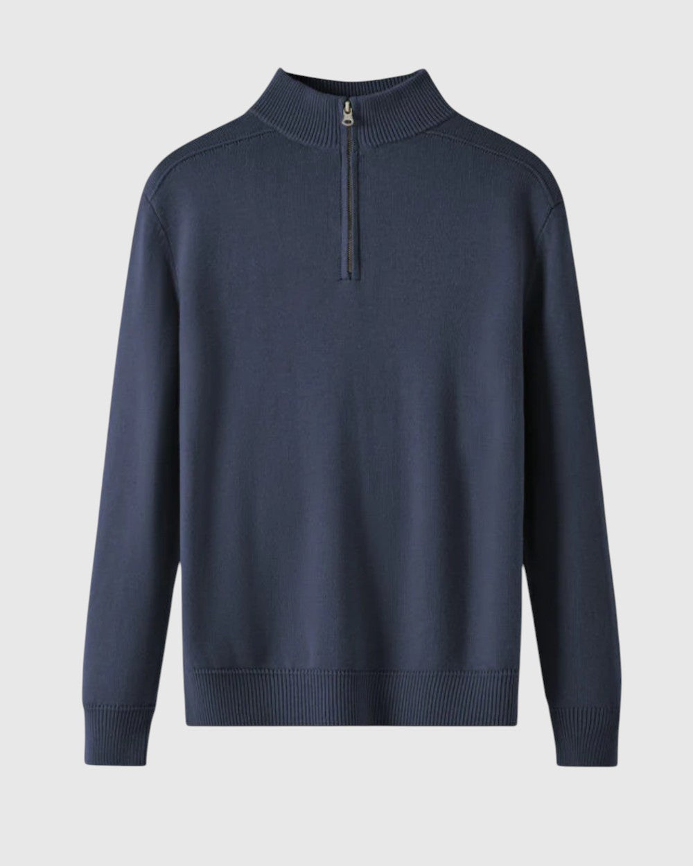 LEO | Zip-neck sweater with tailored fit