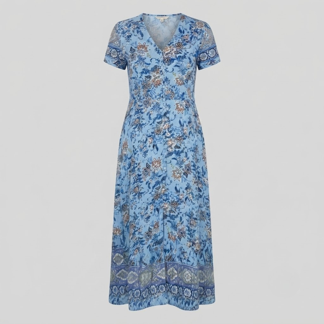 WIENA | Boho dress with floral print
