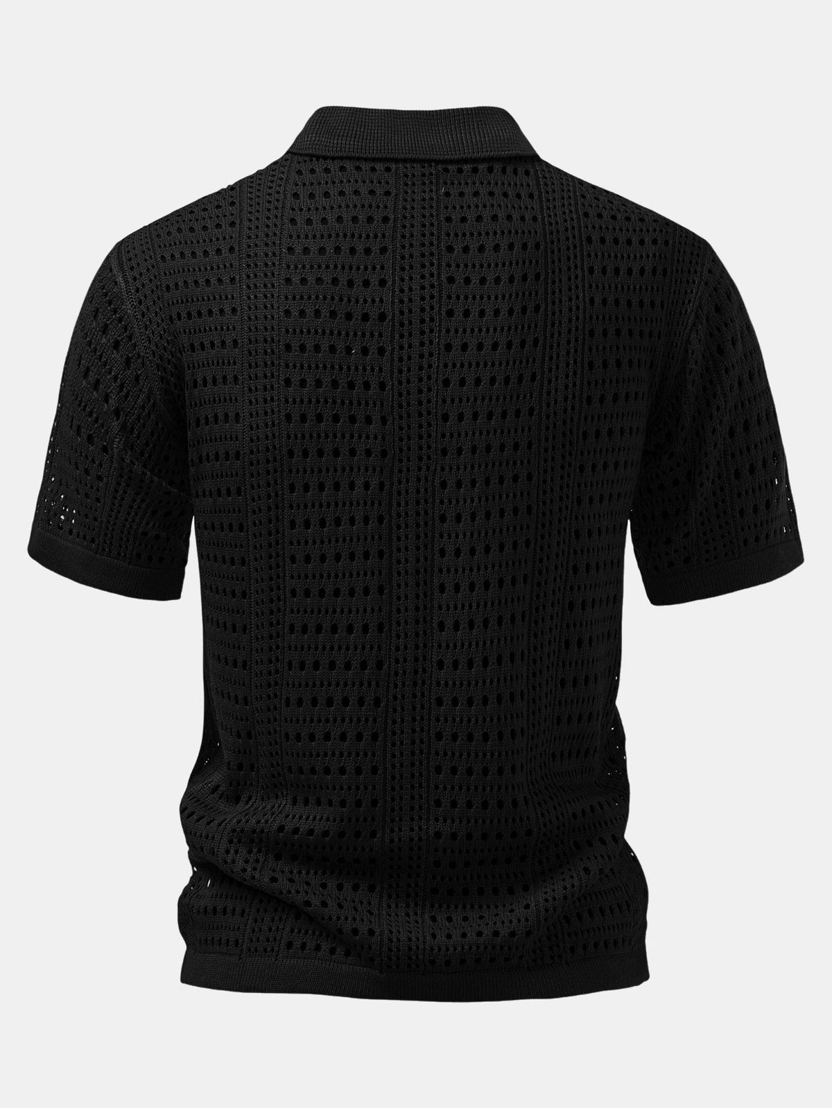 CHARLIE | Set with open-knit polo