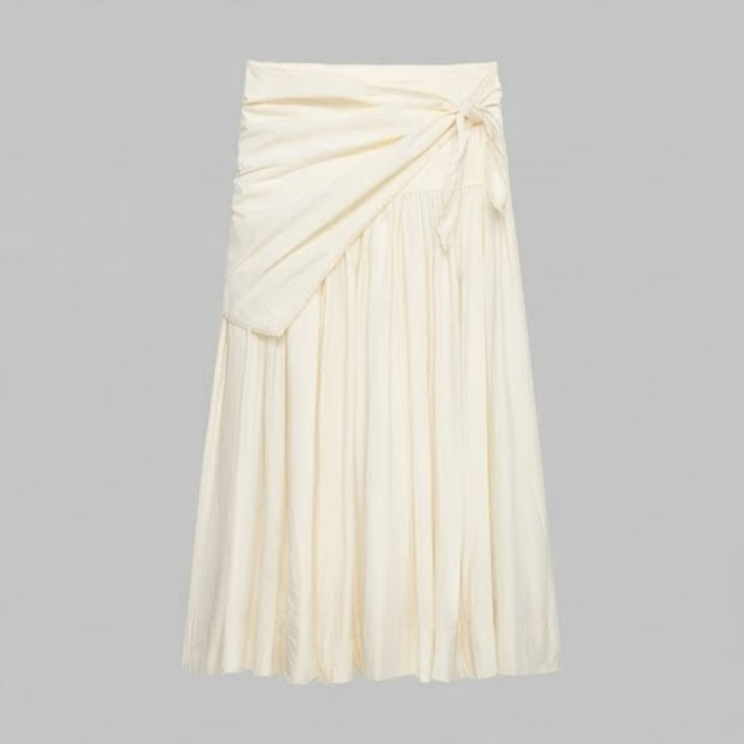 WILLOW | A-line skirt with lace detailing