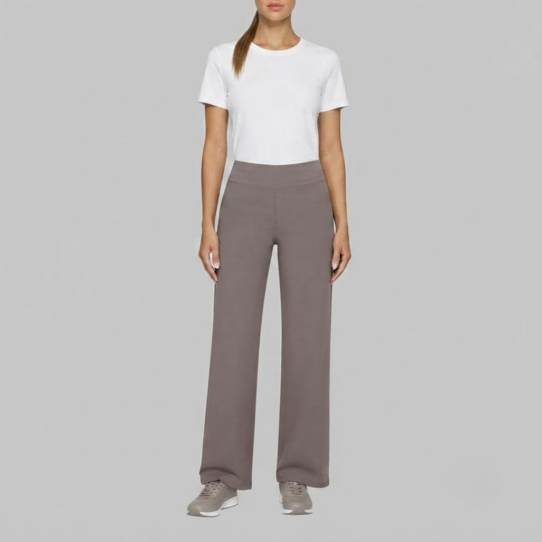 OLIVIA | Stretch trousers with high-rise waist