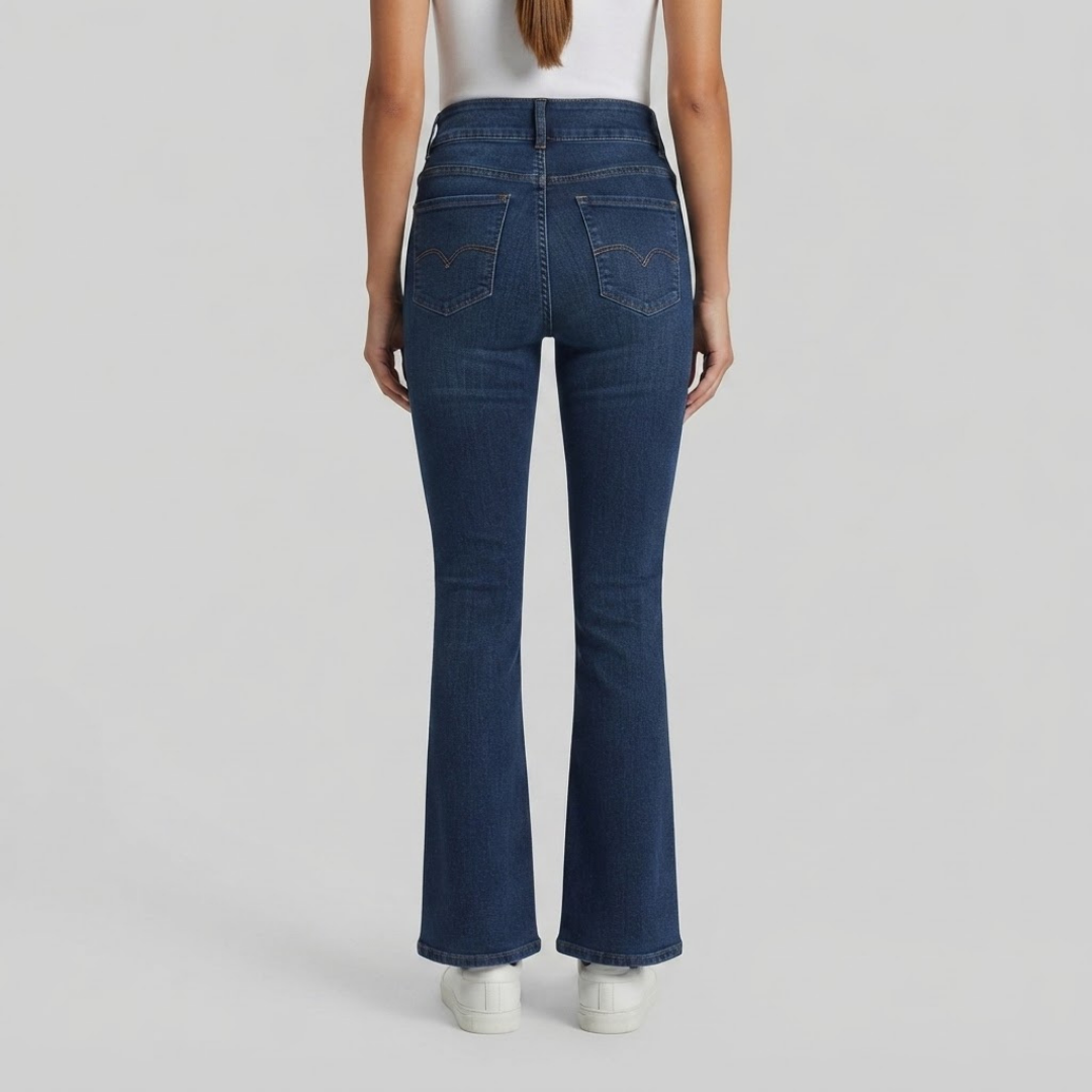 GRACE | High-waisted flare jeans with stretch
