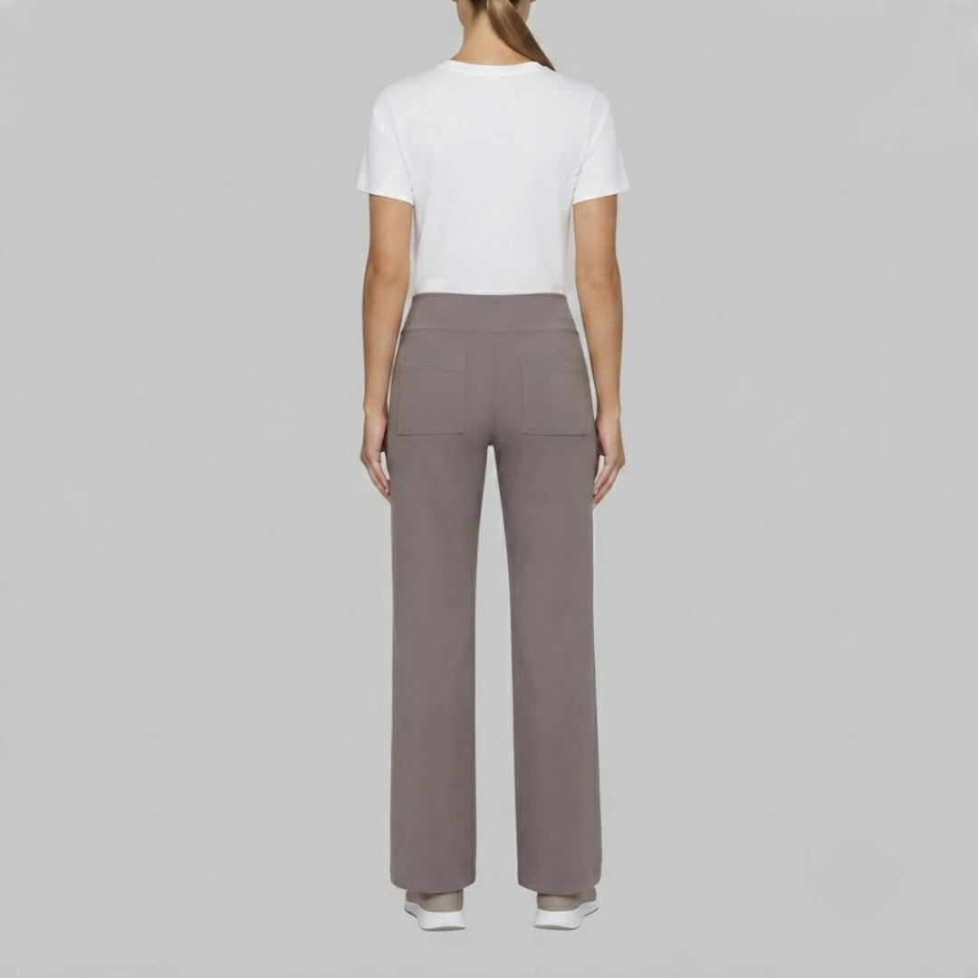 OLIVIA | Stretch trousers with high-rise waist