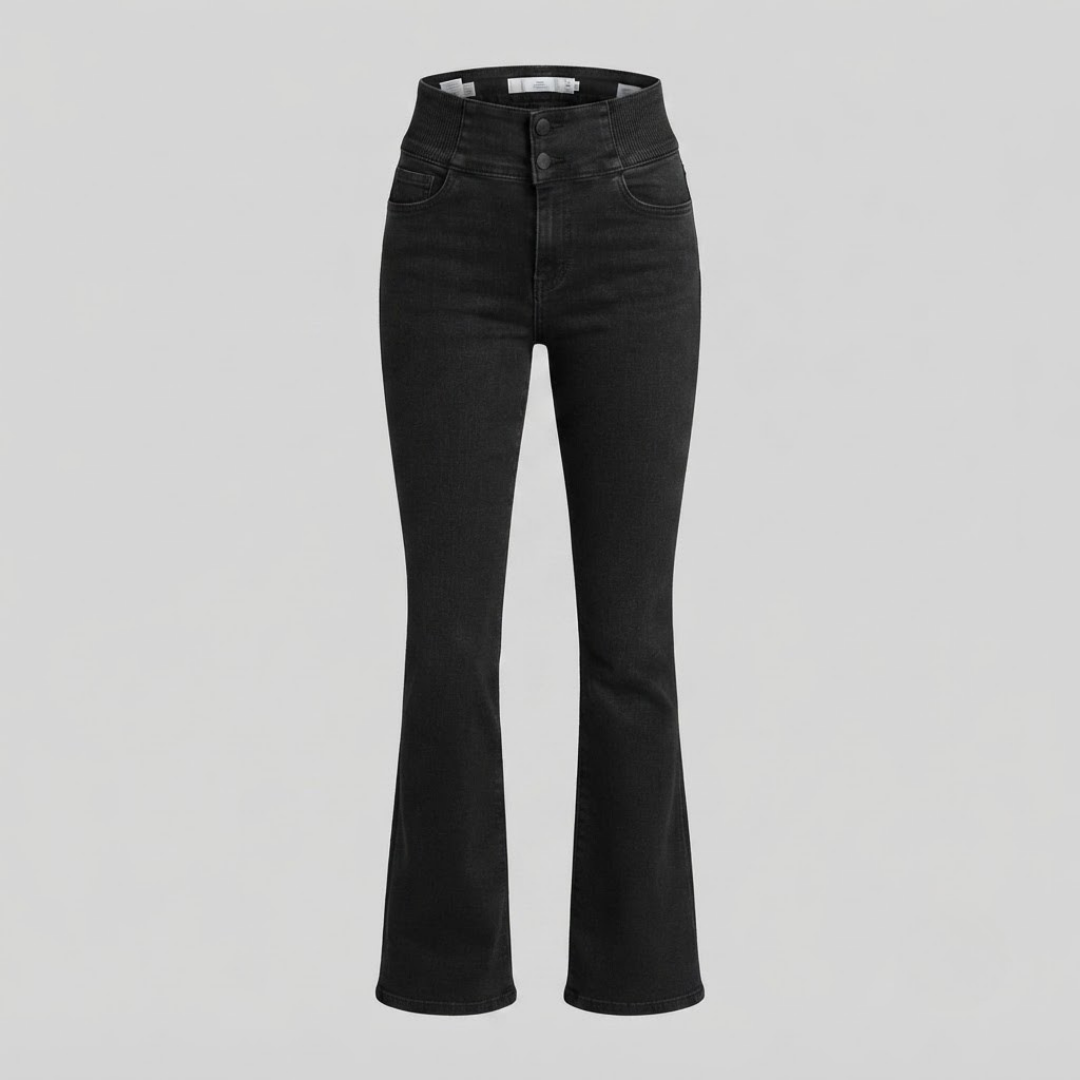 GRACE | High-waisted flare jeans with stretch