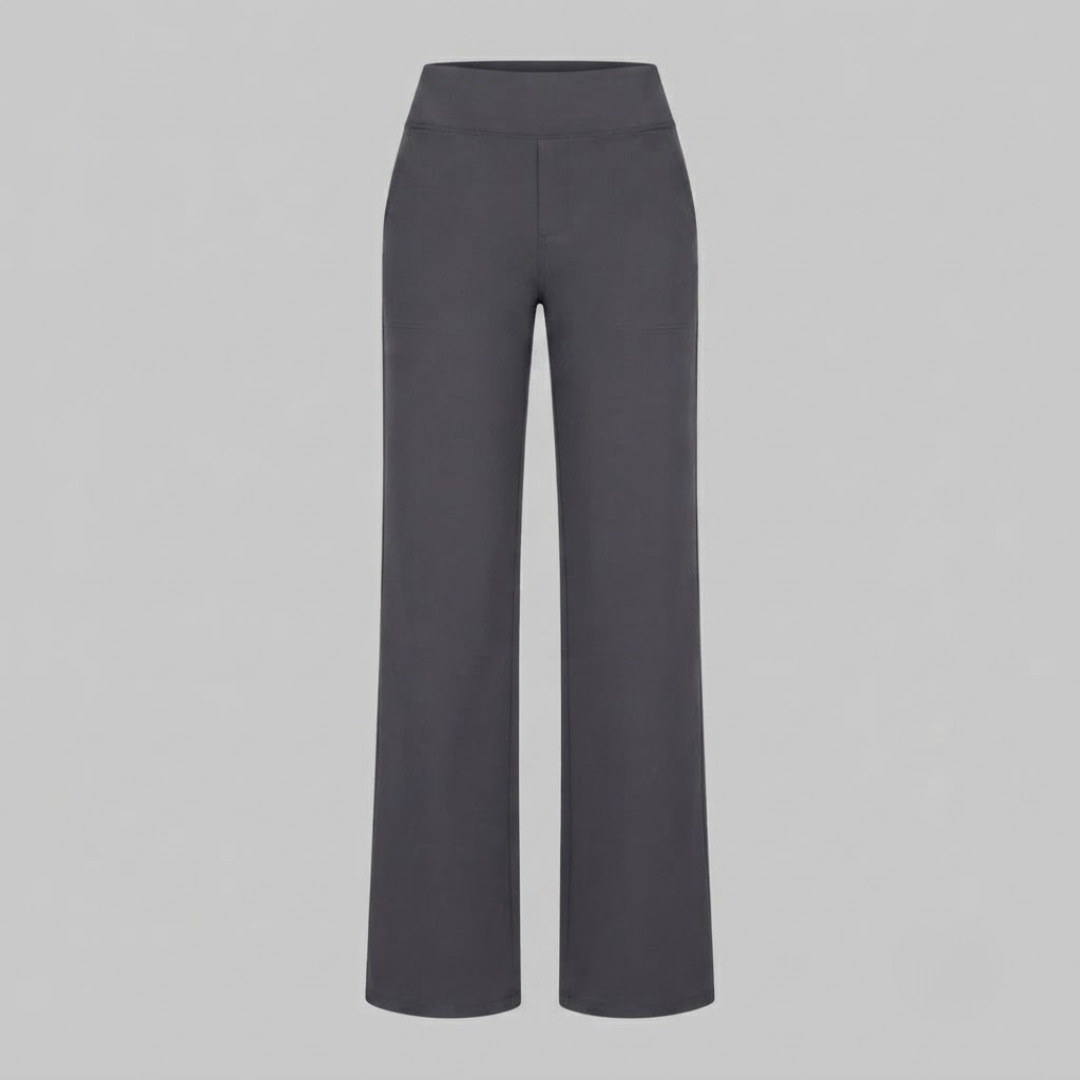 OLIVIA | Stretch trousers with high-rise waist