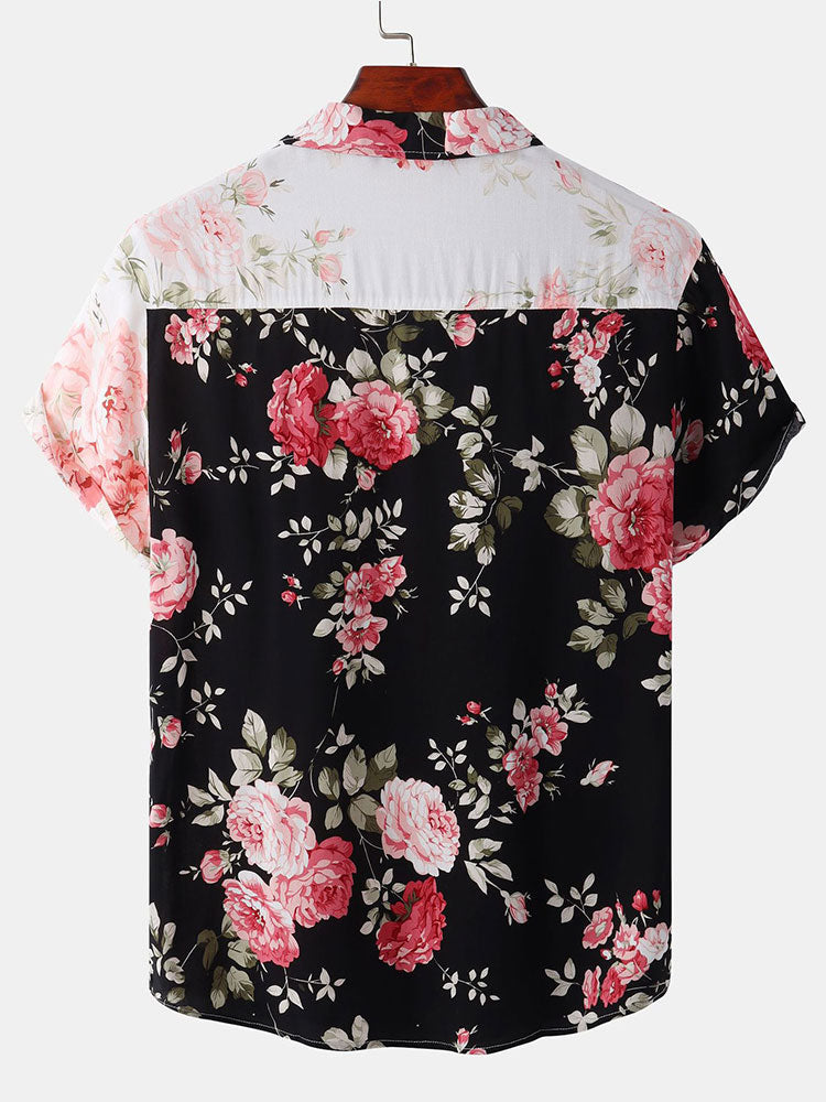 ESME | Set with floral shirt and shorts