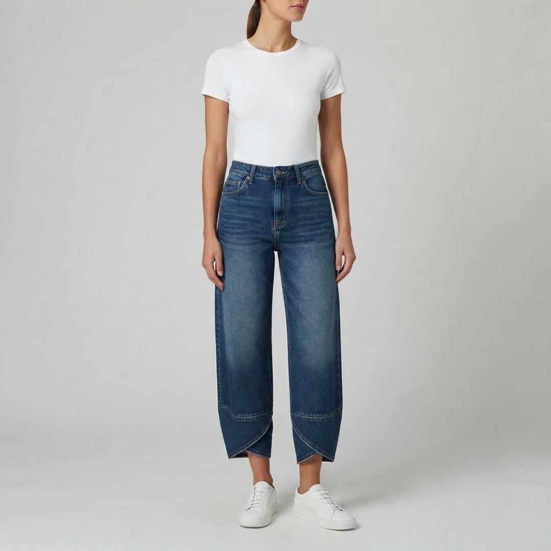 ESME | Jeans with cross print
