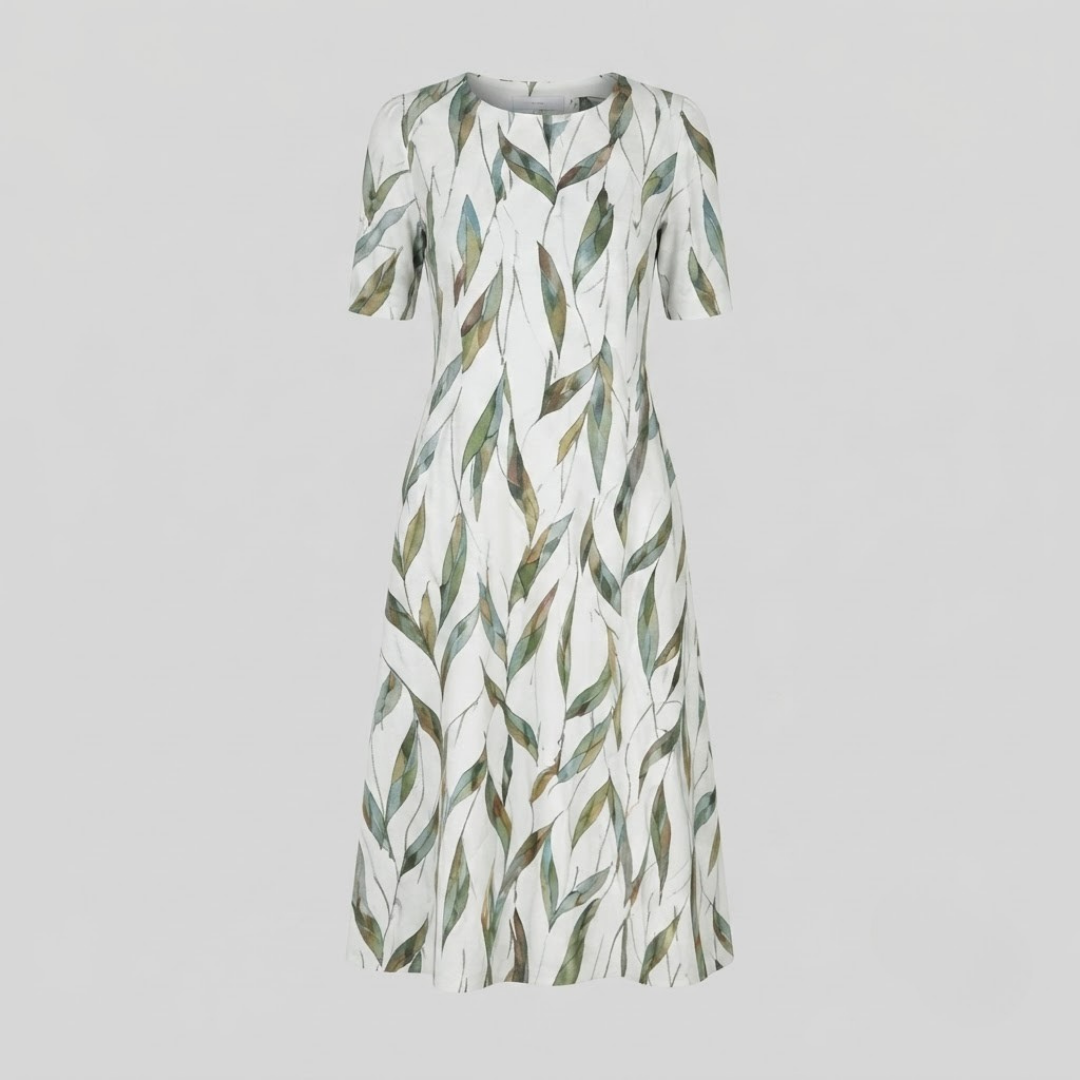 AISHA | Midi dress with floral print