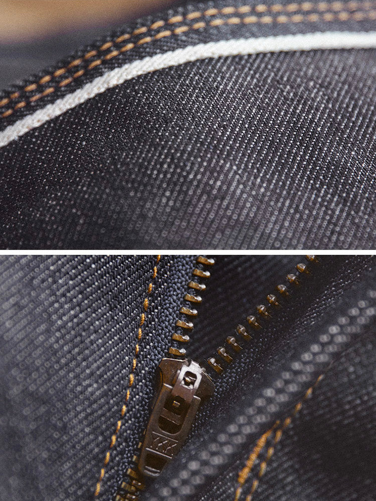 THEO | Straight-leg jeans with raw finish